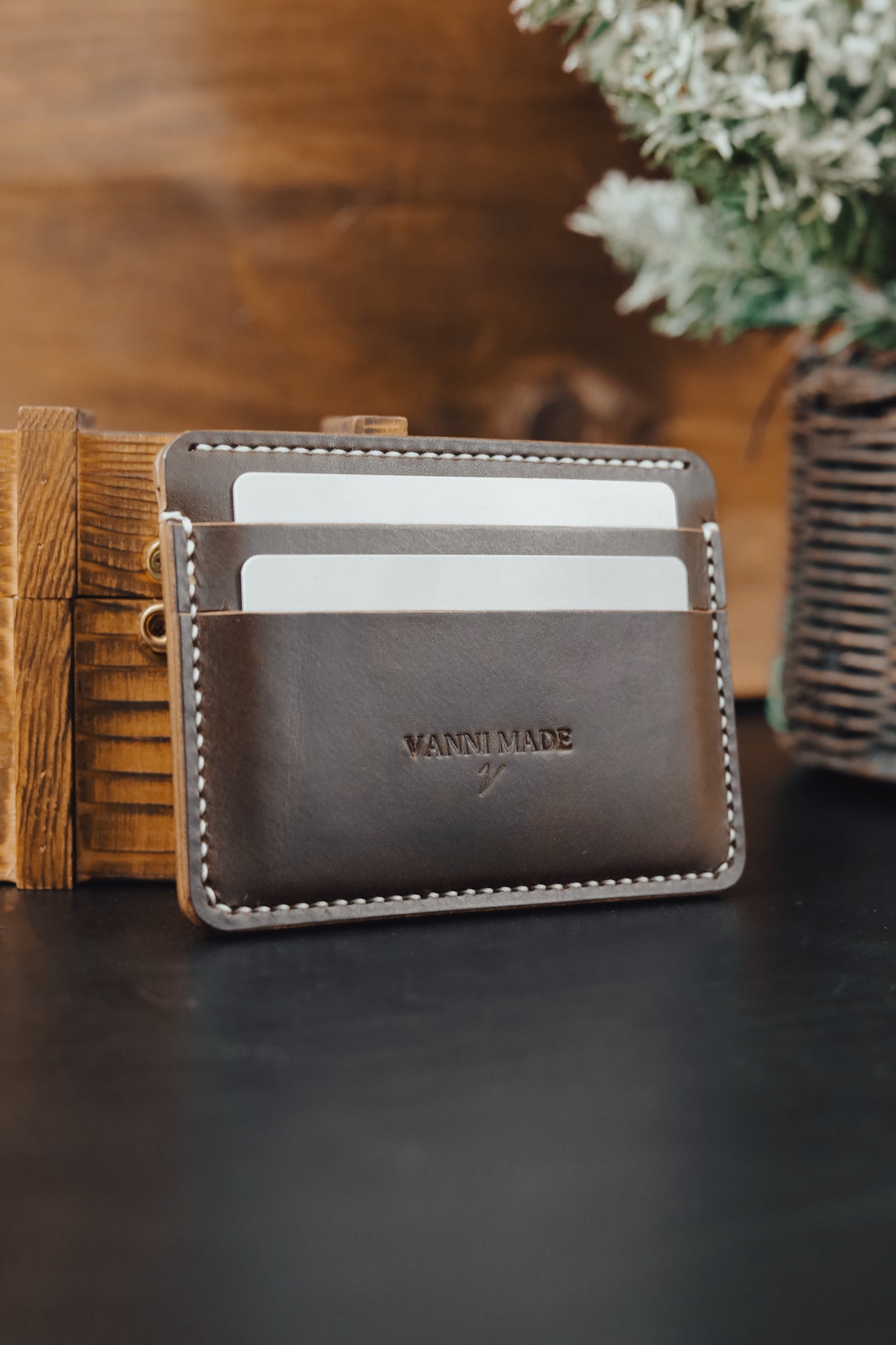 Classic Card Wallet - Deep Brown