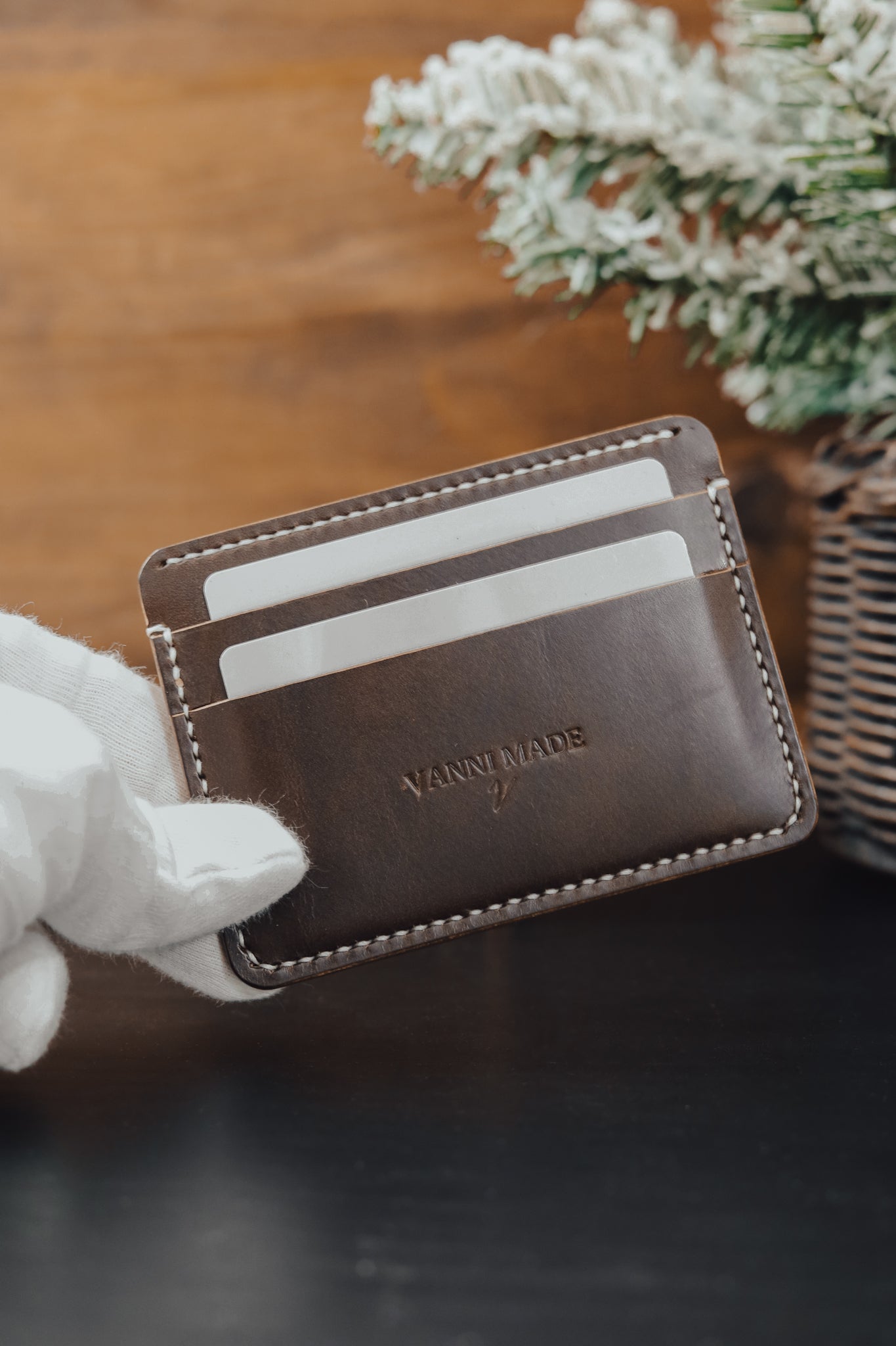 Classic Card Wallet - Deep Brown