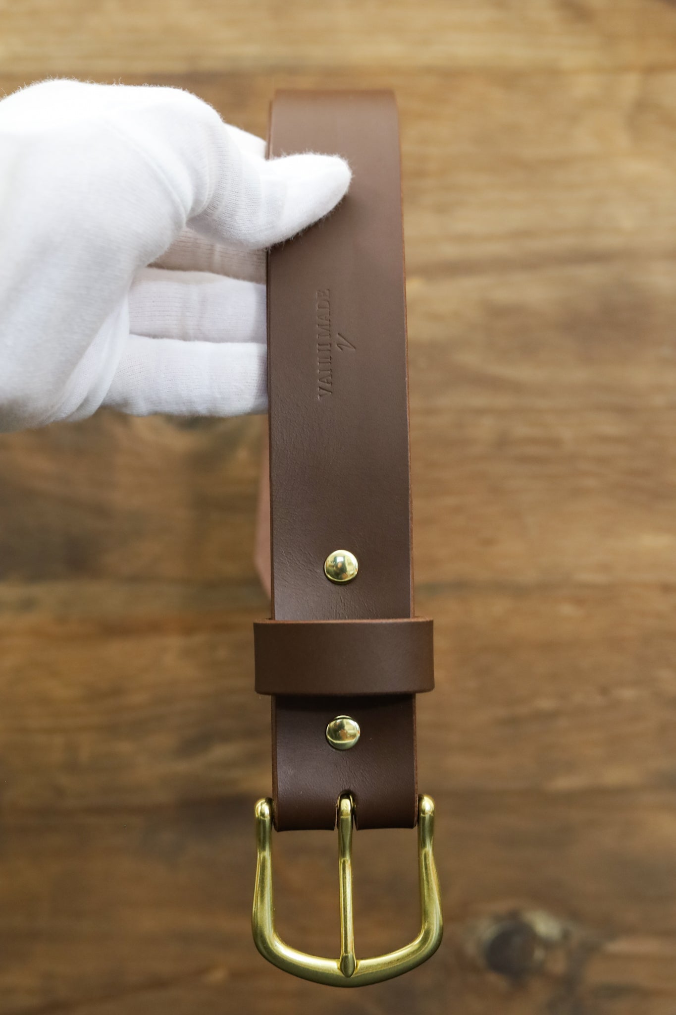 Gentlemen's Belt - Brass