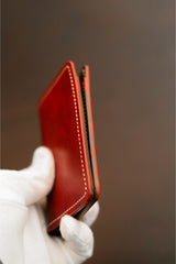 Vertical Billfold - Museum Red