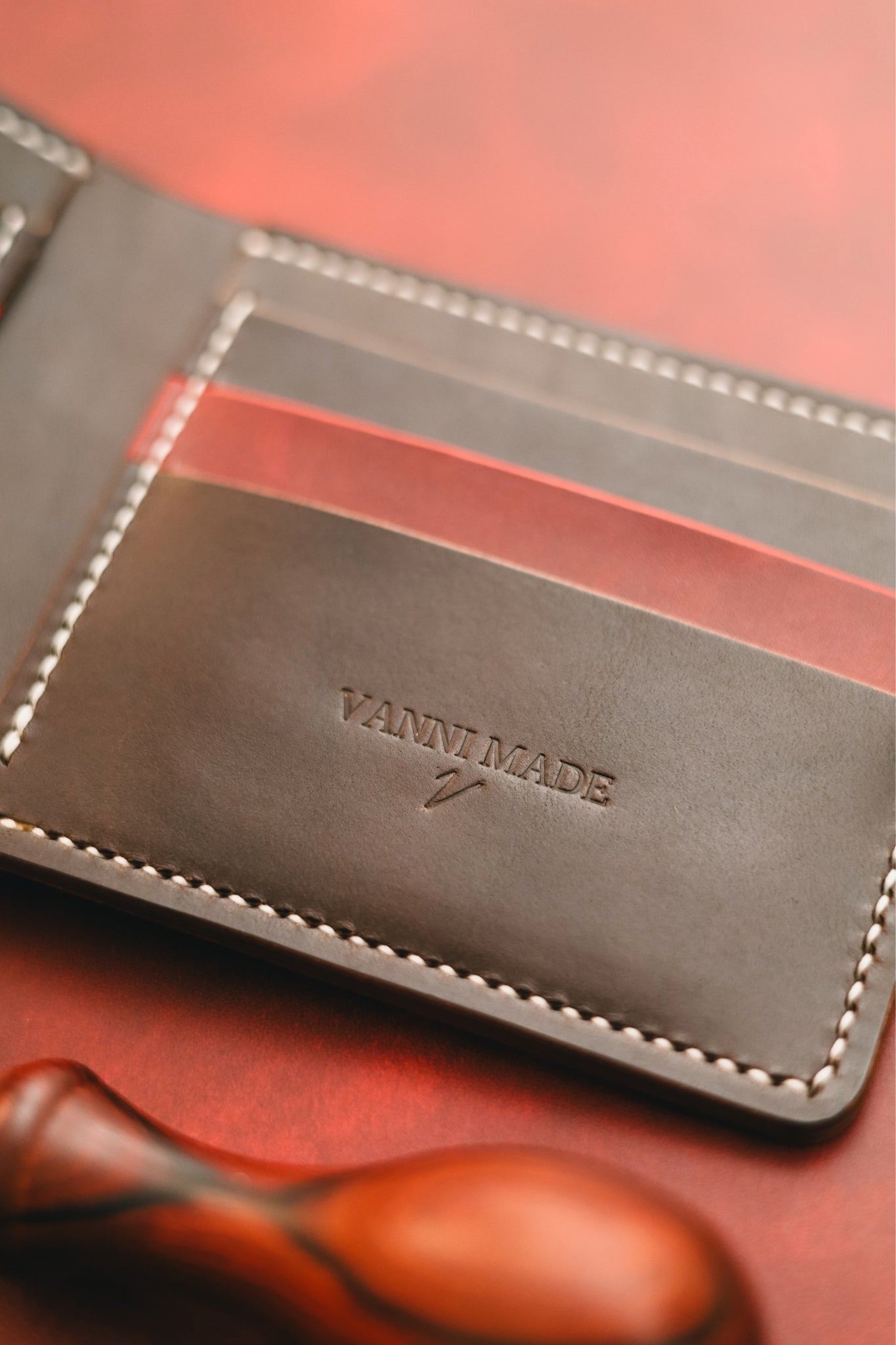 Classic Billfold - Museum Red