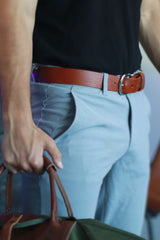 Gentleman's Belt |  Nickle plated